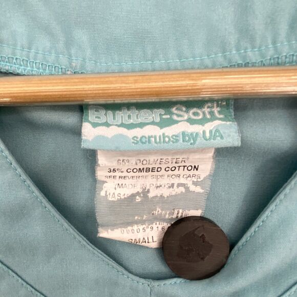 Butter Soft UA Scrub Top Set Womens Small 3PC Nursing Uniform Short Sleeve - Picture 3 of 16